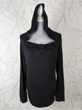 My Inner Fire Bamboo Cotton Stretch Jersey Cowl Neck Hoodie